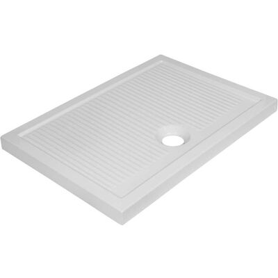 Azzurra PIATTO DOCCIA SERIE TRENDY IN CERAMICA BIANCO 70x100 cm H 6,5 cm PILETTA Ø 90 mm Azzurra PIATTO DOCCIA SERIE TRENDY IN CERAMICA BIANCO 70x100 cm H 6,5 cm PILETTA Ø 90 mm