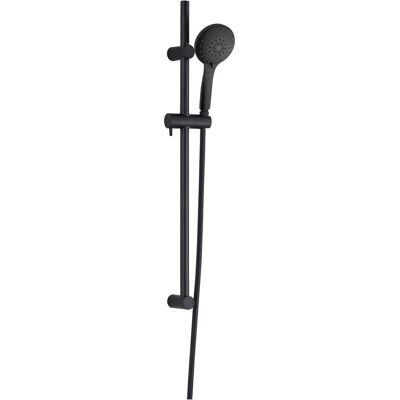 Aquapro SALISCENDI DOCCIA ACQUAPRO MIKE 5 GETTI NERO INTERASSE VARIABILE 45 - 66 cm ASTA 70 cm Aquapro SALISCENDI DOCCIA ACQUAPRO MIKE 5 GETTI NERO INTERASSE VARIABILE 45 - 66 cm ASTA 70 cm