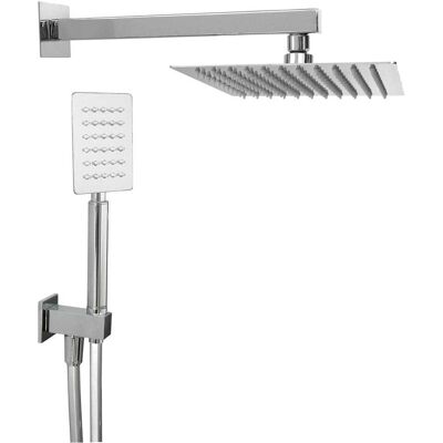 Tecnomat KIT DOCCIA CAYMAN SOFFIONE QUADRATO 20x20 mm BRACCIO L 300 mm DOCCETTA E PRESA ACQUA Tecnomat KIT DOCCIA CAYMAN SOFFIONE QUADRATO 20x20 mm BRACCIO L 300 mm DOCCETTA E PRESA ACQUA