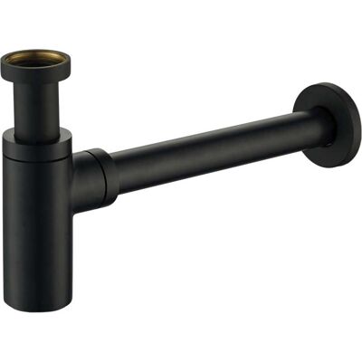 Tecom SIFONE LAVABO 1''1/4 ARREDO TONDO ALTO OTTONE NERO CANOTTO Ø 32 mm 44 l/min Tecom SIFONE LAVABO 1''1/4 ARREDO TONDO ALTO OTTONE NERO CANOTTO Ø 32 mm 44 l/min