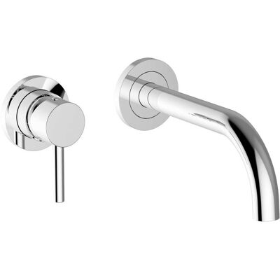 Teorema MISCELATORE LAVABO A PARETE KEO CROMO BOCCA 19 cm Teorema MISCELATORE LAVABO A PARETE KEO CROMO BOCCA 19 cm