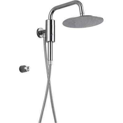 Tecom KIT DOCCIA EUREKA CROMO BRACCIO ORIENTABILE CON DEVIATORE SOFFIONEØ22CM DOCCET. 1GET. Tecom KIT DOCCIA EUREKA CROMO BRACCIO ORIENTABILE CON DEVIATORE SOFFIONEØ22CM DOCCET. 1GET.