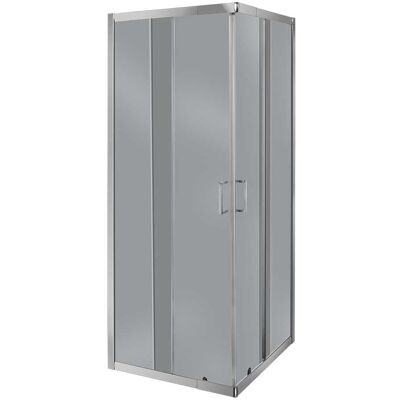 Tecnomat BOX DOCCIA BIONAZ RETTANGOLARE (68-80)x (88-100) H190cm PROFILI CROMO TEMPERATO FUME' 5 mm Tecnomat BOX DOCCIA BIONAZ RETTANGOLARE (68-80)x (88-100) H190cm PROFILI CROMO TEMPERATO FUME' 5 mm