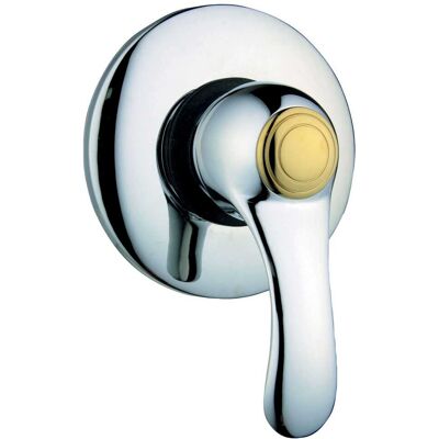 Aquapro MISCELATORE DOCCIA INCASSO ACQUAPRO CROMO - ORO CARTUCCIA Ø 40 mm Aquapro MISCELATORE DOCCIA INCASSO ACQUAPRO CROMO - ORO CARTUCCIA Ø 40 mm
