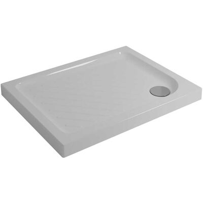 Tecnomat PIATTO DOCCIA IN CERAMICA BIANCO 100X80 cm H 7 cm PILETTA Ø 90 mm Tecnomat PIATTO DOCCIA IN CERAMICA BIANCO 100X80 cm H 7 cm PILETTA Ø 90 mm