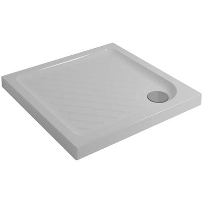 Tecnomat PIATTO DOCCIA IN CERAMICA BIANCO 80X80 cm H 7 cm PILETTA Ø 90 mm Tecnomat PIATTO DOCCIA IN CERAMICA BIANCO 80X80 cm H 7 cm PILETTA Ø 90 mm