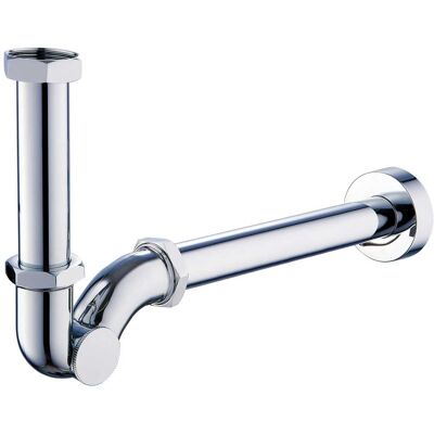 Tecom SIFONE BIDET 1''1/4 FORMA ''S'' ABS CROMATO CANOTTO Ø 32 mm L 300 mm 58 l/min Tecom SIFONE BIDET 1''1/4 FORMA ''S'' ABS CROMATO CANOTTO Ø 32 mm L 300 mm 58 l/min