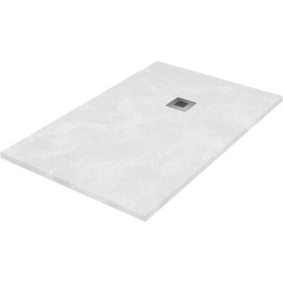 Tecnomat PIATTO DOCCIA ELEGANCE IN MARMORESINA SPATOLATO BIANCO 70x90 H 2,5 cm PILETTA Ø 90 mm Tecnomat PIATTO DOCCIA ELEGANCE IN MARMORESINA SPATOLATO BIANCO 70x90 H 2,5 cm PILETTA Ø 90 mm