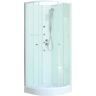 Tecnomat CABINA IDRO NEPTIS 1/4 CERCHIO VETRO TRASPARENTE 4-5mm 80x214x80 cm (LxHxP)