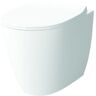 Tecnomat VASO VITRA SERIE SENTO FILO MURO A TERRA SCARICO MULTIPLO TRASLATO IN CERAMICA BIANCA