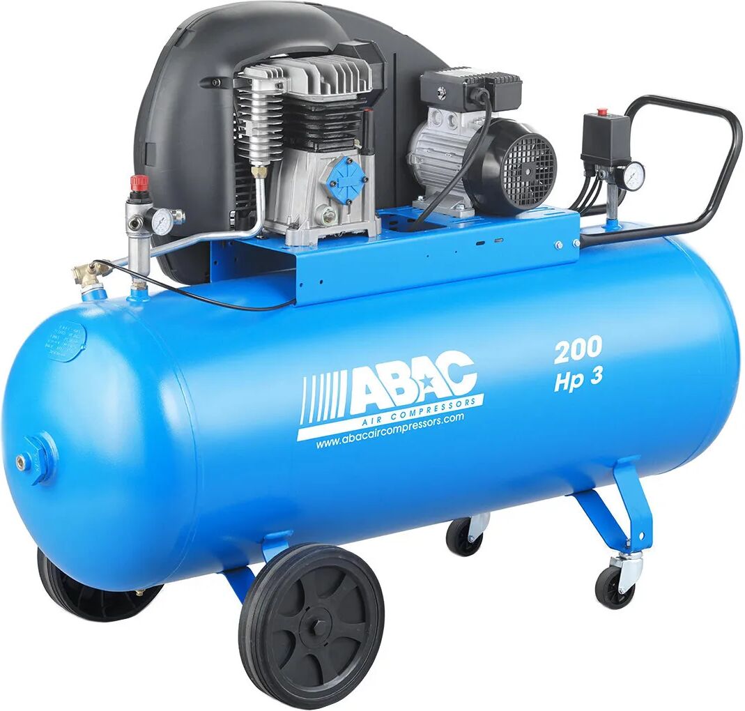 ABAC Compressore A Cinghia 200 L  3 Hp A29b/200cm3 Pressione 10bar Aria Aspirata 320 L/min