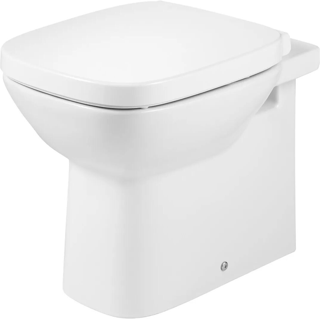 Sedile Wc Serie Debba Termoindurente Bianco Cerniere Plastica