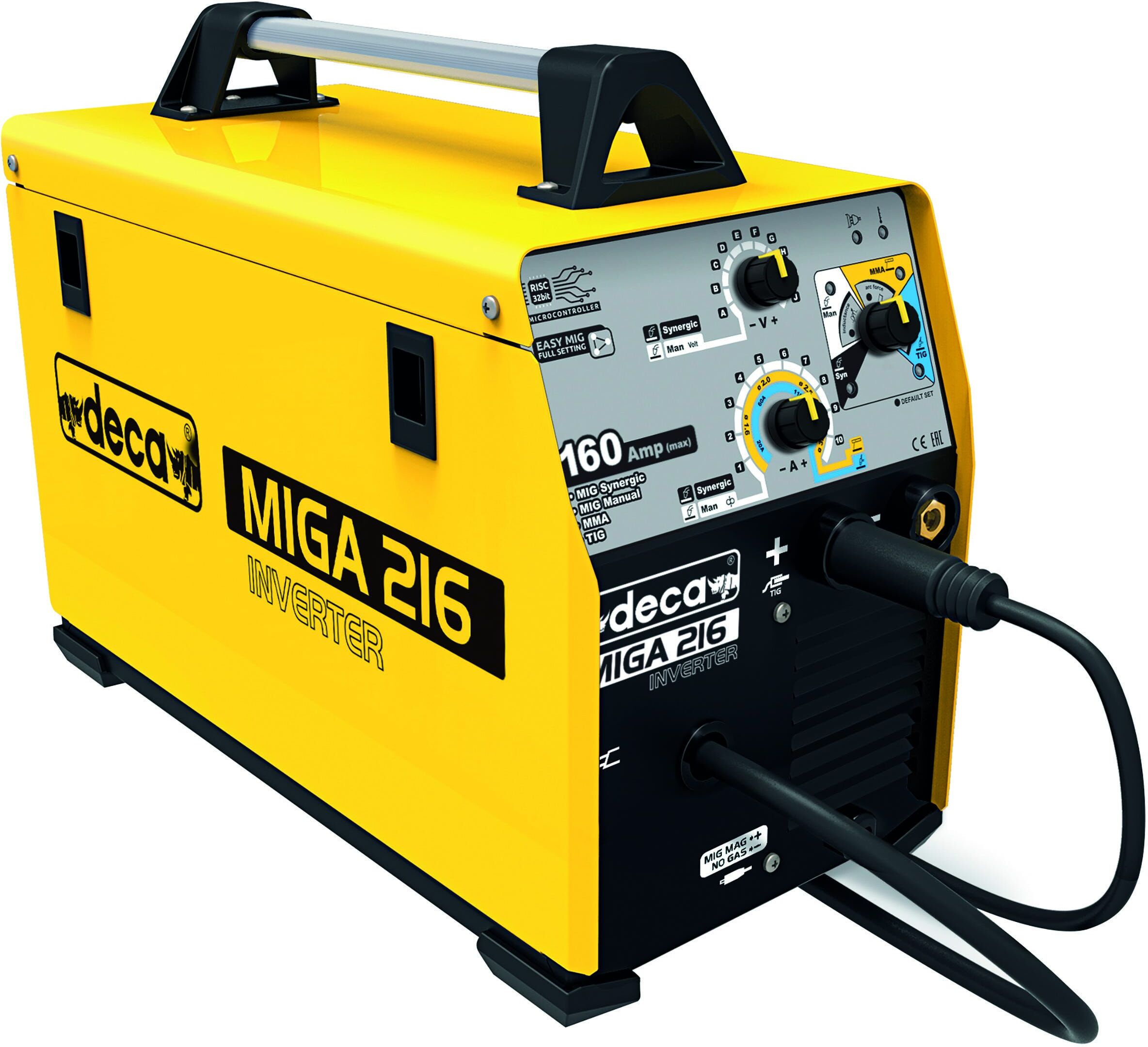 Saldatrice Deca Miga 216 Mma Mig Tig 10-150 A Mig 10-130 A Mma 10-150 A Tig Torcia Diretta Saldatrice Deca Miga 216 Mma Mig Tig 10-150 A Mig 10-130 A Mma 10-150 A Tig Torcia Diretta