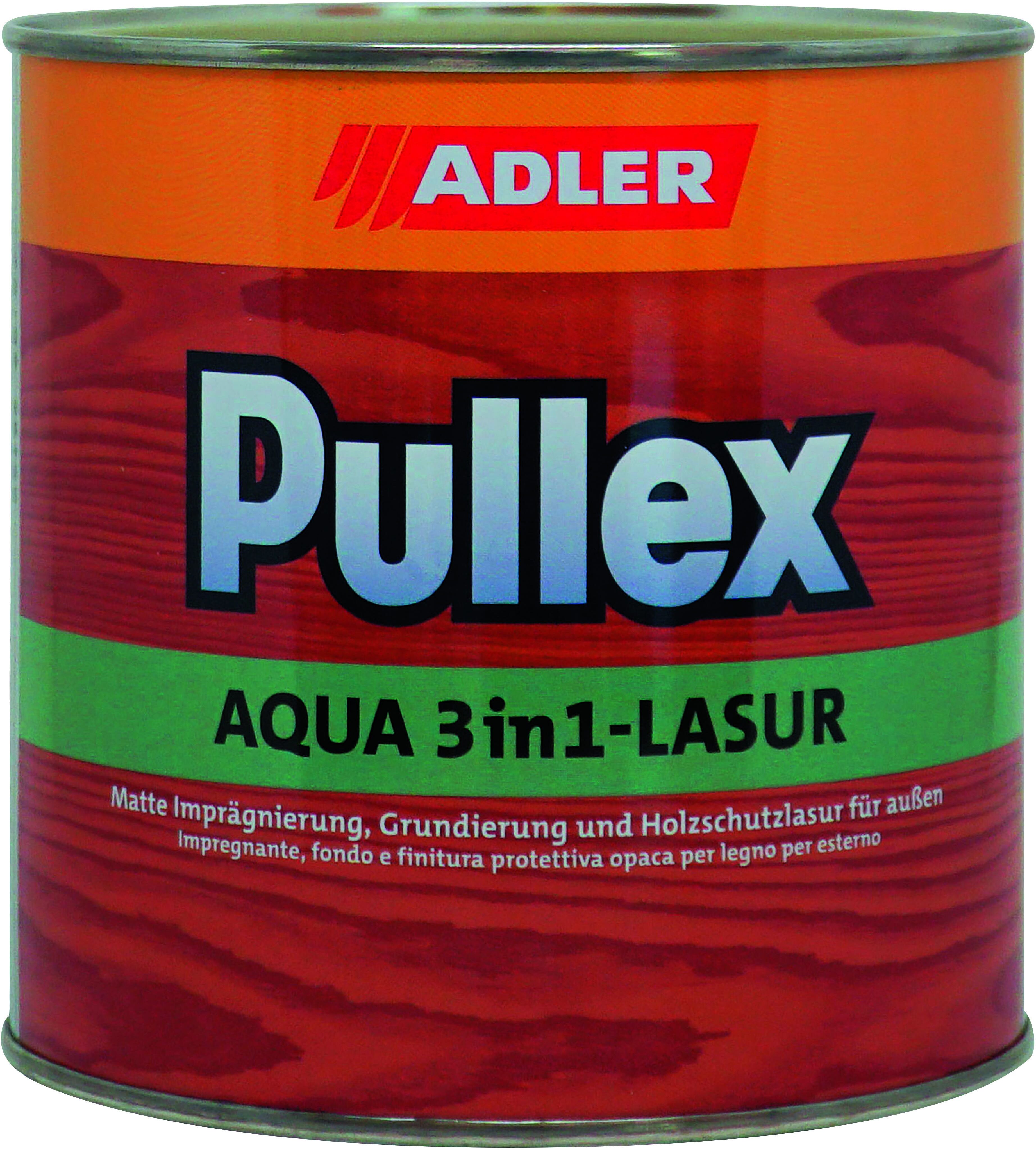 Impregnante E Finitura Ad Acqua Adler 2,5 L Pullex 3in1 Lasur Larice 8-10 M² Con 1 L Impregnante E Finitura Ad Acqua Adler 2,5 L Pullex 3in1 Lasur Larice 8-10 M² Con 1 L