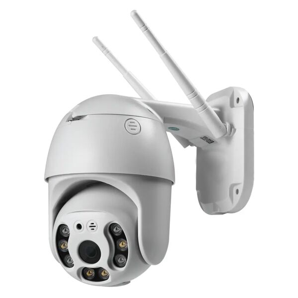 proxe telecamera  ptz wifi 4 mpx con allarme e sirena portata 15 m ip65