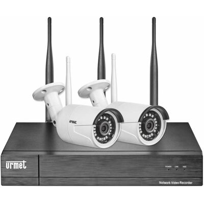 Urmet KIT TVCC WIRELESS 5 Mpx HD 1TB CON 2 TELECAMERE E MOUSE PORTATA 200 m Urmet KIT TVCC WIRELESS 5 Mpx HD 1TB CON 2 TELECAMERE E MOUSE PORTATA 200 m