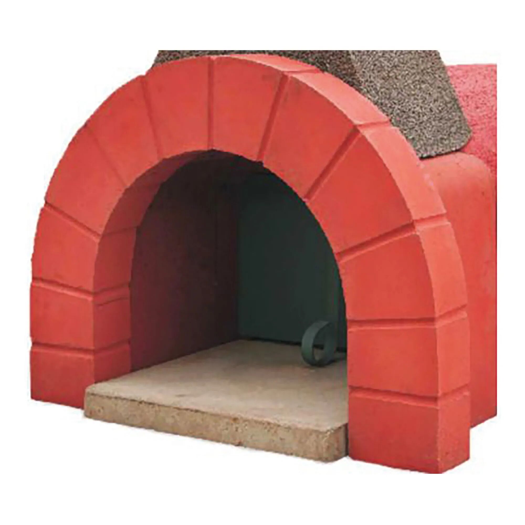 tecnomat kit arco in cemento per forno amalfi uscita fumi 25x25 cm