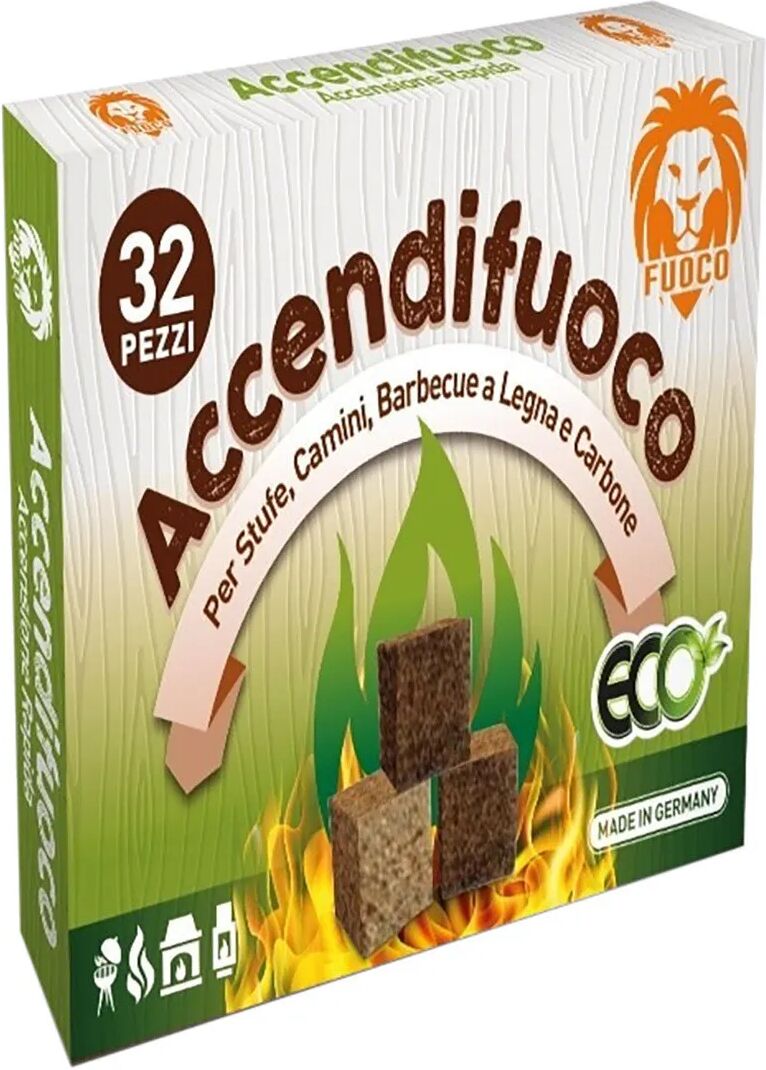 Accendifuoco Ecologico In Cubetti 32 Pezzi