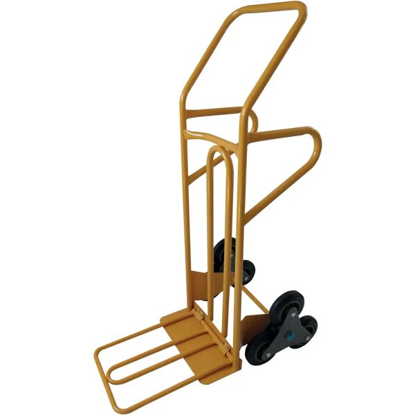 tecnomat carrello per scale in acciaio portata 250 kg 127x53x57/92 cm