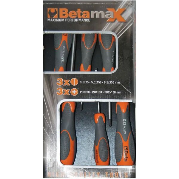 beta 6 cacciaviti  max 1293/d63  taglio 3,5x75-3,5x75-5,5x150-6,5x150 mm ph0x60 ph1x80 ph2x100 mm