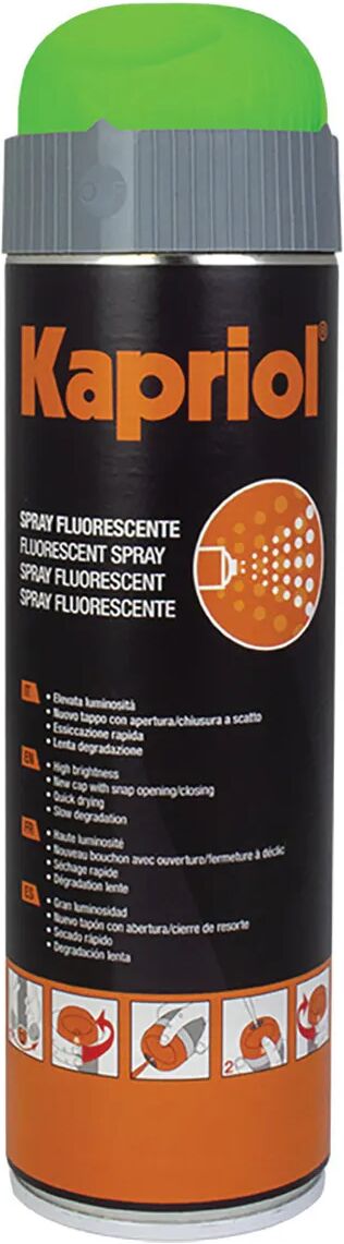 kapriol spray fluorescente 500 ml  verde per tracciare