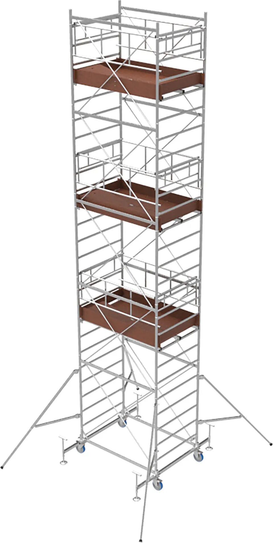 marchetti ponteggio in acciaio rhino 11 m system 120x200 cm 3 piani dl.81/2008 portata 390 kg