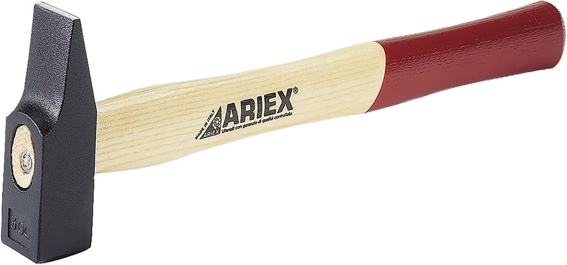 ariex martello da fabbro  1500 g manico in legno sagomato