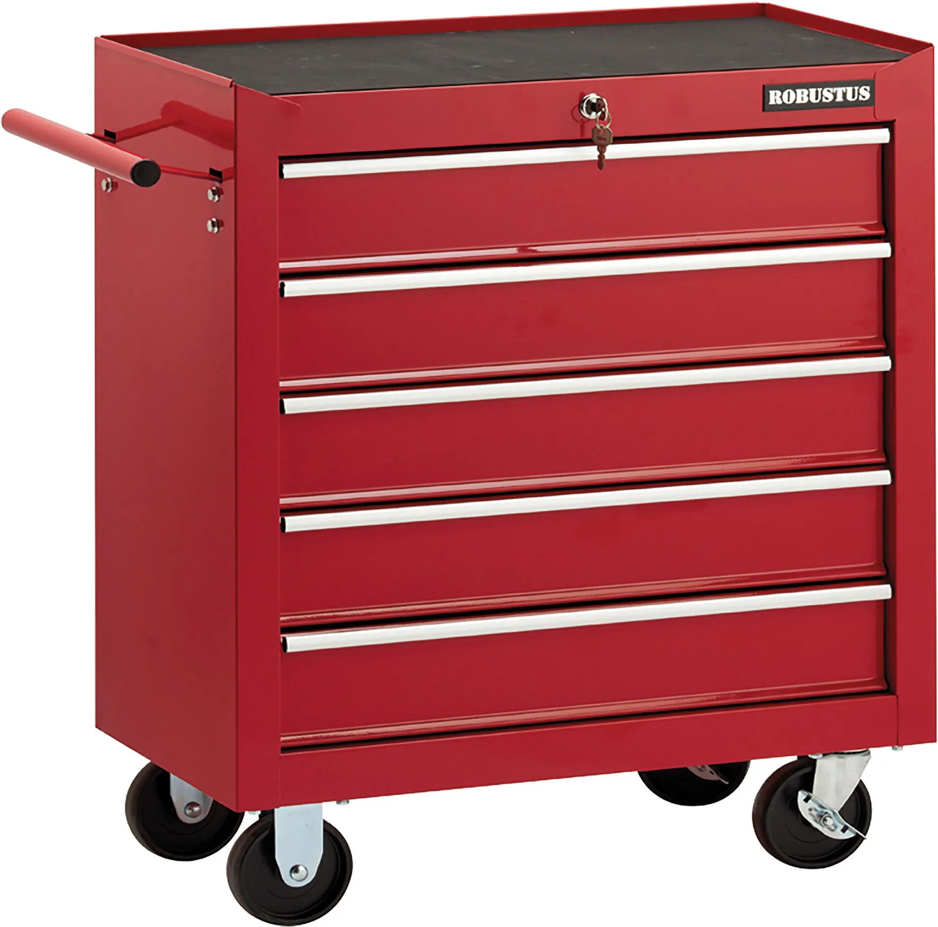 tecnomat carrello officina 5 cassetti 69x33x77,2 cm chiusura con chiave