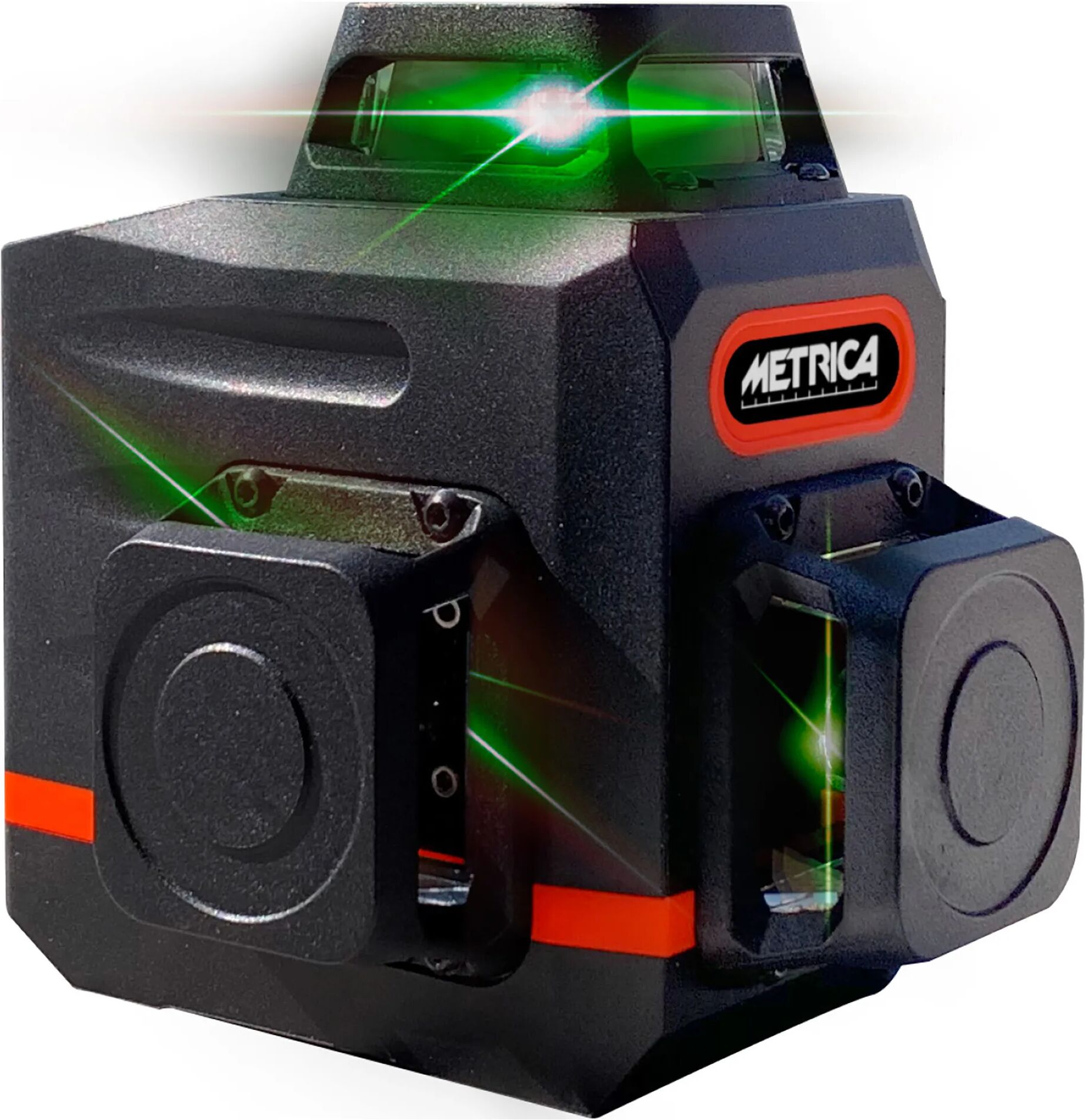 metrica tracciatore laser  h360+2v+1d con staffa magnetica piani a croce raggio verde