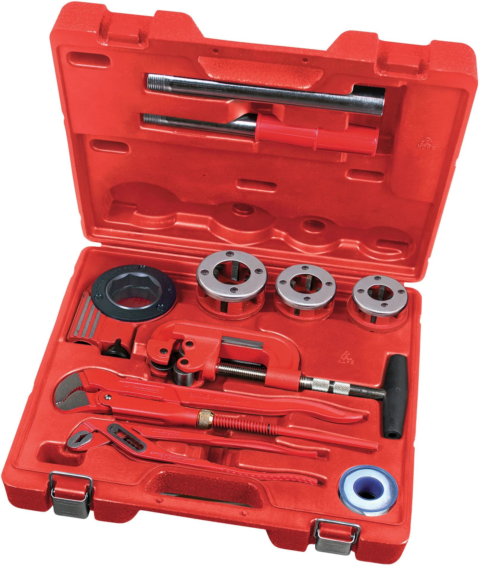 Rothenberger SET VALIGETTA IN ABS  E CRICCO PER FILETTARE TESTINE DA 1/2, 3/4 e 1"