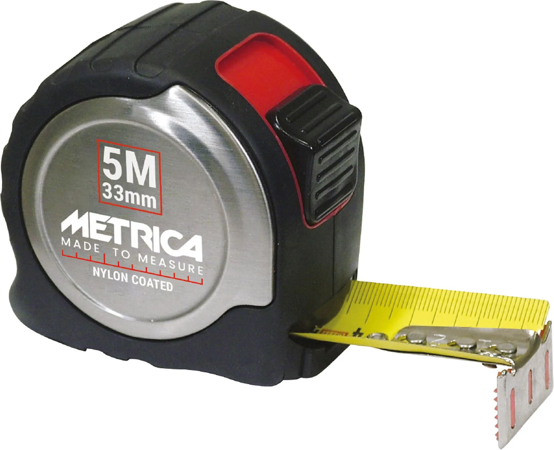 Metrica FLESSOMETRO 5 m x 33 mm  PROFESSIONALE