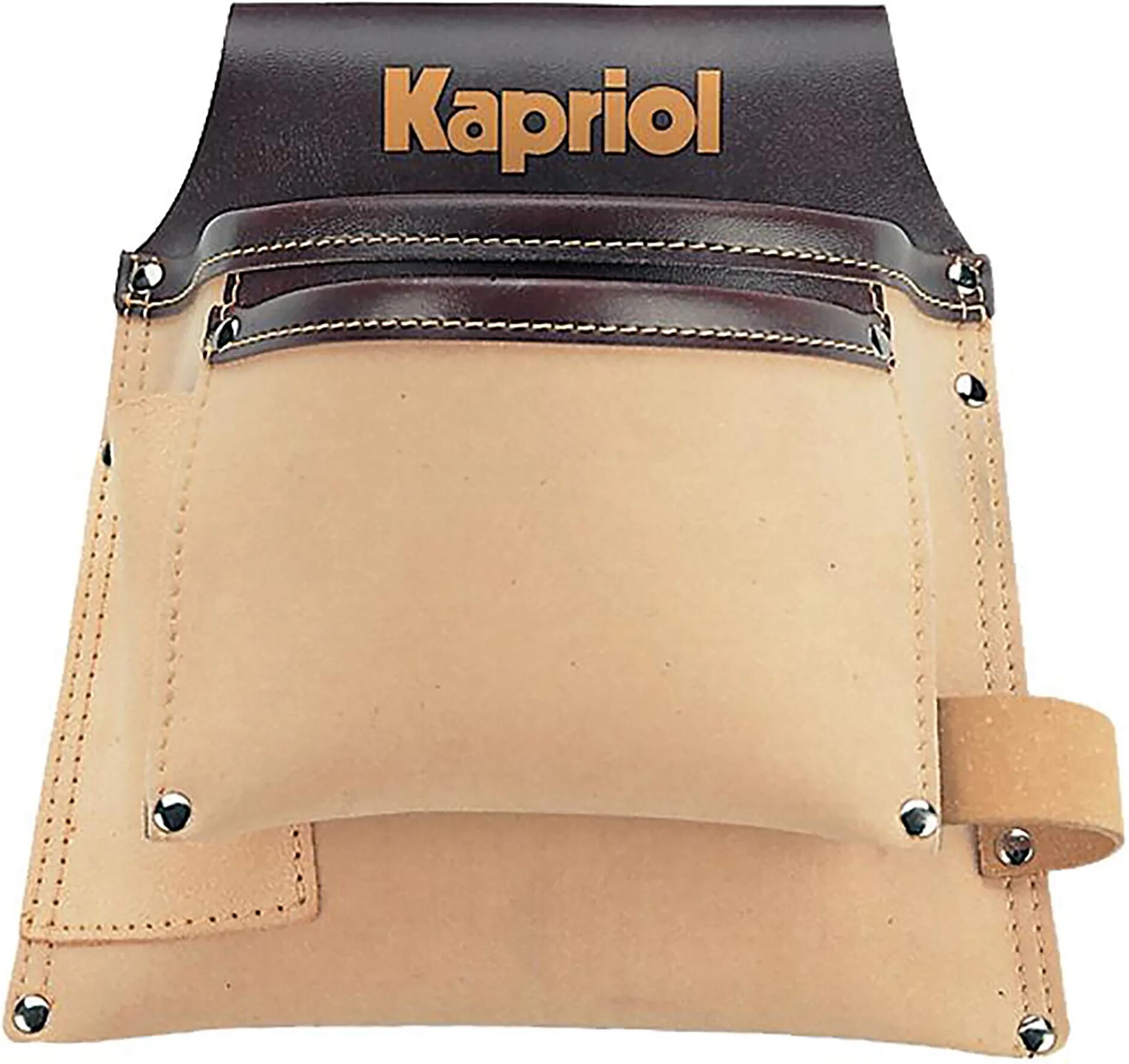 Kapriol FODERO PORTA UTENSILI  IN PELLE SINTETICA CON DOPPIA TASCA PORTA TENAGLIA E MARTELLO