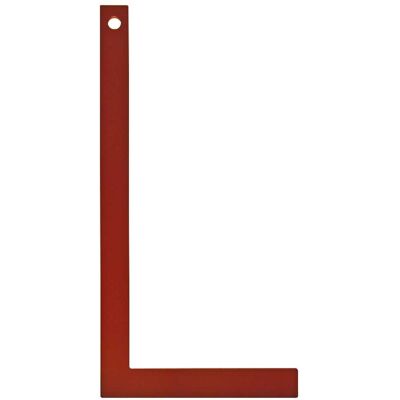 Squadra in acciaio Tecnomat di Bricoman 60 cm - Utensile per falegnameria Squadra in acciaio Tecnomat di Bricoman 60 cm - Utensile per falegnameria