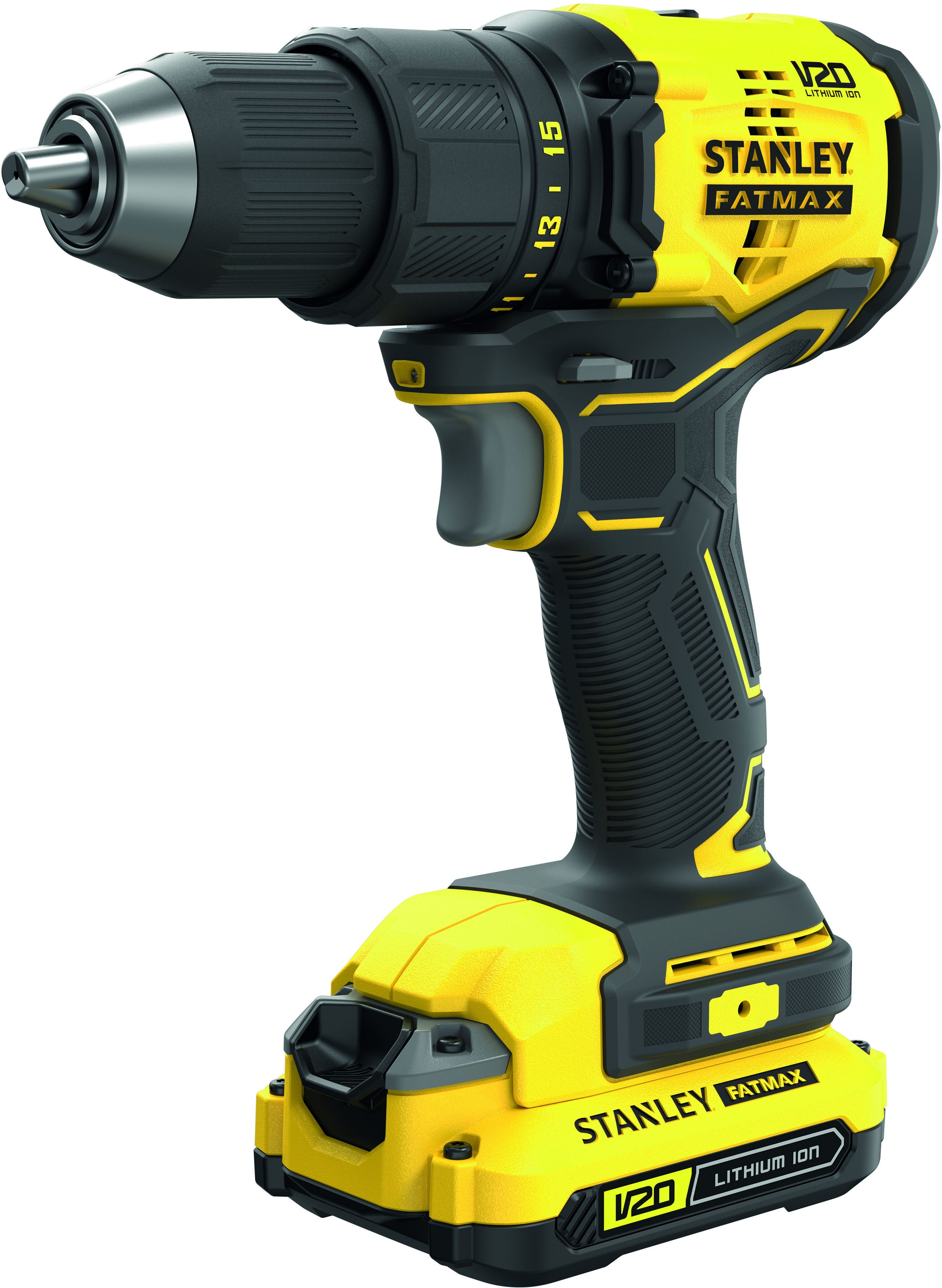 Stanley Trapano Avvitatore Fatmax 18 V Brushless Sfmcd710c2k-Qw 2 Batterie 1,5 Ah Stanley Trapano Avvitatore Fatmax 18 V Brushless Sfmcd710c2k-Qw 2 Batterie 1,5 Ah