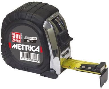 METRICA Flessometro 5 M X 25 Mm  Con Magnete In Abs METRICA Flessometro 5 M X 25 Mm  Con Magnete In Abs