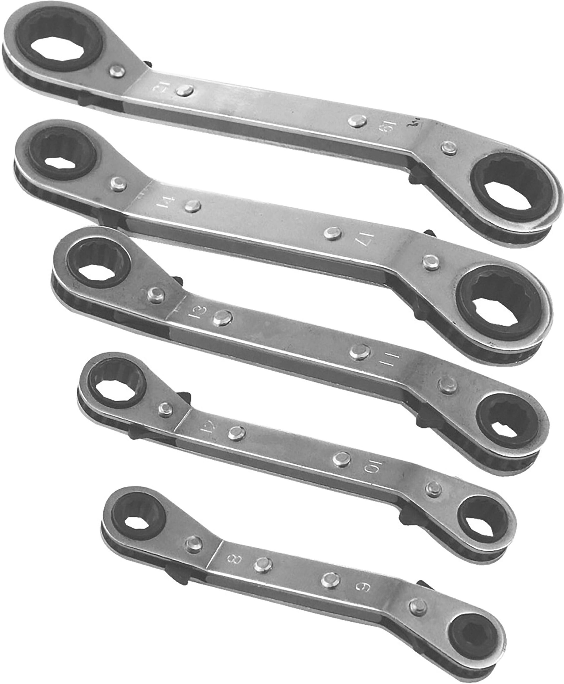 5 Chiavi A Cricchetto Chrome Vanadium 5 Chiavi A Cricchetto Chrome Vanadium