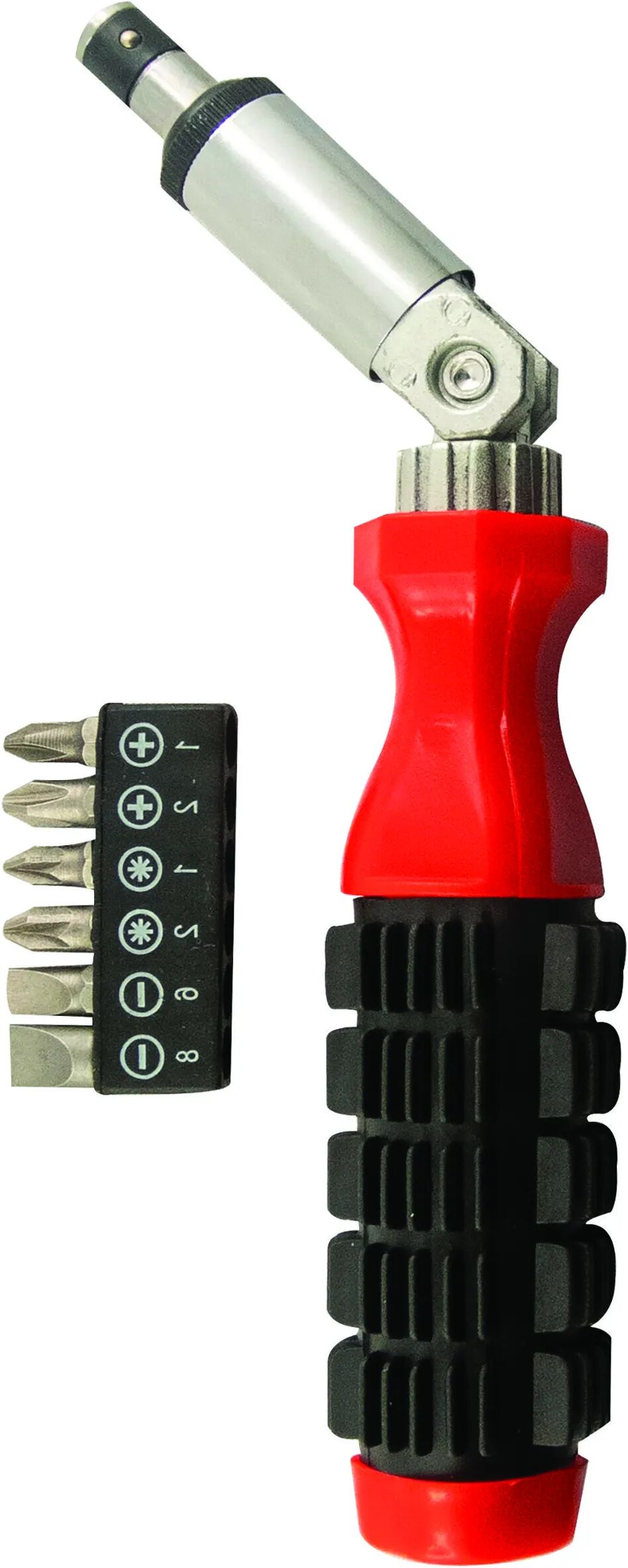 Set 7 Pezzi Cacciavite Cricchetto E Portainserti Snodato Con 6 Inserti Chrome Vanadium Set 7 Pezzi Cacciavite Cricchetto E Portainserti Snodato Con 6 Inserti Chrome Vanadium