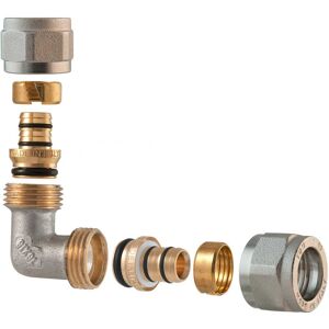 Tecnomat RACCORDO A STRINGERE TDM GOMITO Ø 16 x 16 mm PER TUBO MULTISTRATO Tecnomat RACCORDO A STRINGERE TDM GOMITO Ø 16 x 16 mm PER TUBO MULTISTRATO