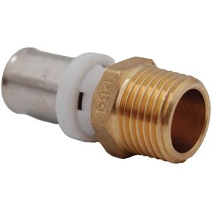 Banninger RACCORDO DRITTO PRESSFIT M1/2" x Ø20 mm PROFILO PRESSATURA TH-H-U PER TUBO MULTISTRATO Banninger RACCORDO DRITTO PRESSFIT M1/2" x Ø20 mm PROFILO PRESSATURA TH-H-U PER TUBO MULTISTRATO
