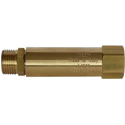 Tecom RACCORDO ESTENSIBILE MF 1/2" DA 100 A 150 mm IN OTTONE GIALLO Tecom RACCORDO ESTENSIBILE MF 1/2" DA 100 A 150 mm IN OTTONE GIALLO