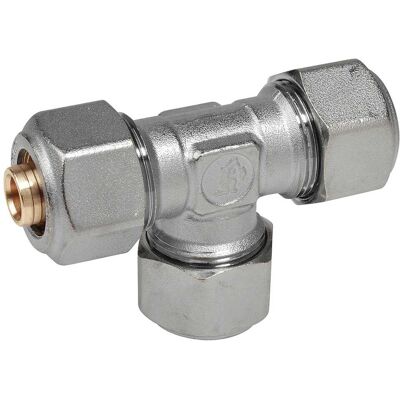 Giacomini RACCORDO STRINGERE MULTISTRATO TEE Ø 26x26x26 mm MAX 10 bar Giacomini RACCORDO STRINGERE MULTISTRATO TEE Ø 26x26x26 mm MAX 10 bar