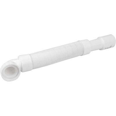 Mavea TUBO ESTENSIBILE Ø 11/4x32-40 mm CURVO IN PP BIANCO PER MOBILE BAGNO Mavea TUBO ESTENSIBILE Ø 11/4x32-40 mm CURVO IN PP BIANCO PER MOBILE BAGNO