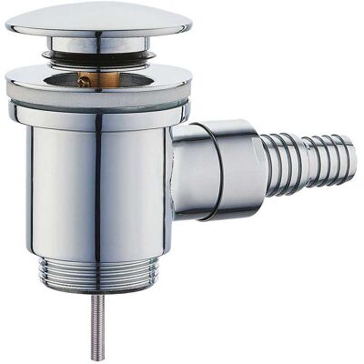 Tecnomat PILETTA PREMI - APRI UNIVERSALE 1''1/4 CROMO CON ATTACCO LAVATRIC E VALVOLA DI NON RITORNO Tecnomat PILETTA PREMI - APRI UNIVERSALE 1''1/4 CROMO CON ATTACCO LAVATRIC E VALVOLA DI NON RITORNO