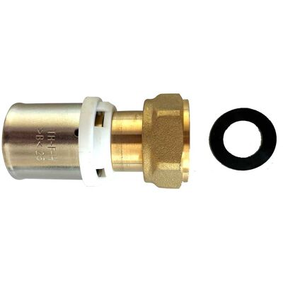 Tecnomat RACCORDO PRESSFIT BANNINGER CONNETTORE F3/4''x 26 mm PRESSATURA TH-H-U PER TUBO MULTISTRATO Tecnomat RACCORDO PRESSFIT BANNINGER CONNETTORE F3/4''x 26 mm PRESSATURA TH-H-U PER TUBO MULTISTRATO