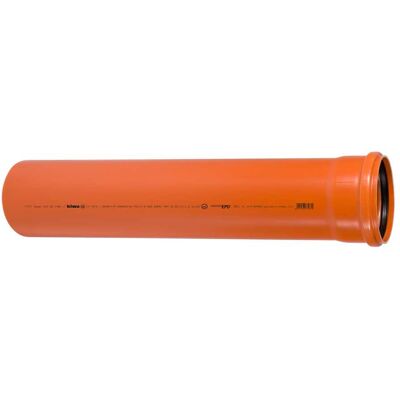 Fitt TUBO PER FOGNATURA C/ORING Ø 110 mm 3 m PVC-U UNI EN 1401-1 2009 Fitt TUBO PER FOGNATURA C/ORING Ø 110 mm 3 m PVC-U UNI EN 1401-1 2009