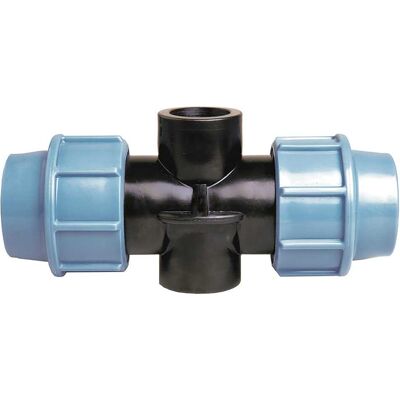 Unidelta RACCORDO A COMPRESSIONE TUBO POLIETILENE TEE CON INNESTO PROLUNGA Ø 32 x F 3/4'' x 32 mm Unidelta RACCORDO A COMPRESSIONE TUBO POLIETILENE TEE CON INNESTO PROLUNGA Ø 32 x F 3/4'' x 32 mm