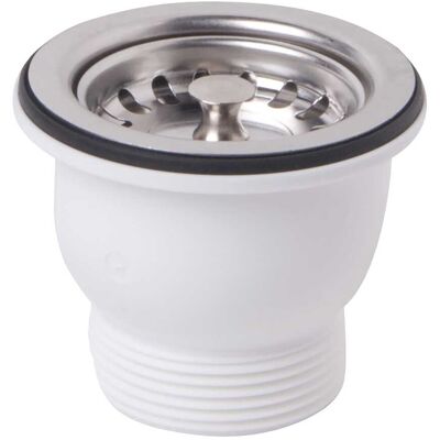 Tea PILETTA ''1/2 PER LAVELLI INOX Ø 60 mm GRIGLIA E TAPPO INOX SENZA TROPPO PIENO Tea PILETTA ''1/2 PER LAVELLI INOX Ø 60 mm GRIGLIA E TAPPO INOX SENZA TROPPO PIENO