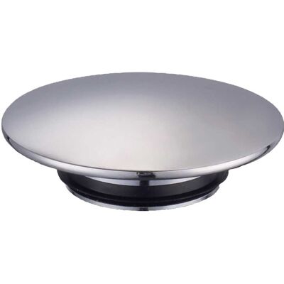 Tecom TAPPO PILETTA CLICK CLACK TONDO IN OTTONE CROMO Tecom TAPPO PILETTA CLICK CLACK TONDO IN OTTONE CROMO