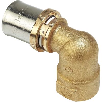 Giacomini RACCORDO PRESS FIT MULTISTRATO GOMITO F 3/4'' x Ø 26 mm PROFILO PRESSATURA TH-H Giacomini RACCORDO PRESS FIT MULTISTRATO GOMITO F 3/4'' x Ø 26 mm PROFILO PRESSATURA TH-H