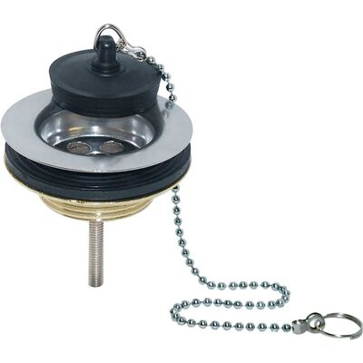 Tea PILETTA LAVELLO 1''1/4 Ø 80 mm IN OTTONE CON TAPPO ANELLO E CATENA UNIVERSALE GATTINARA Tea PILETTA LAVELLO 1''1/4 Ø 80 mm IN OTTONE CON TAPPO ANELLO E CATENA UNIVERSALE GATTINARA